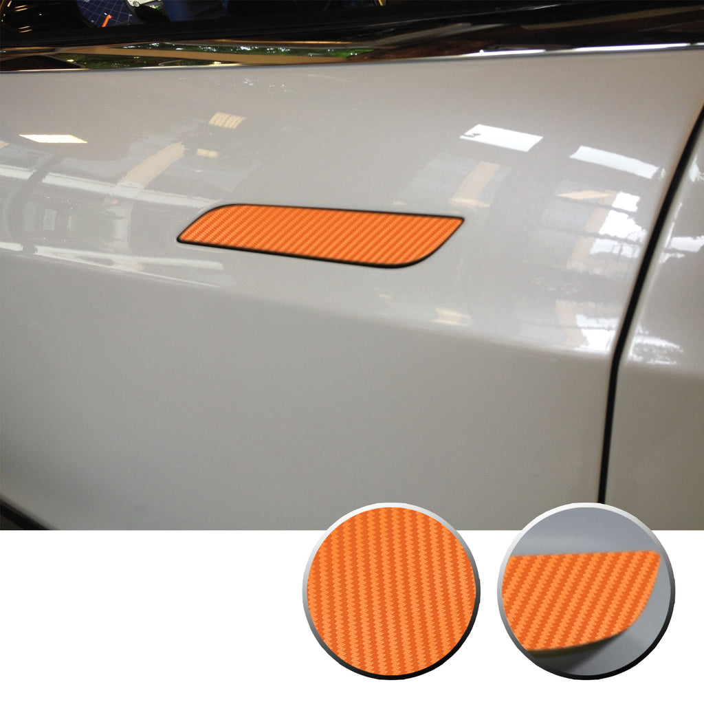 Door Handle Trim Chrome Delete Vinyl Decal Overlay Wrap Compatible with Tesla Model S 2012-2020