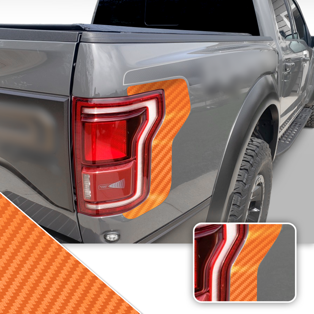 Taillight Accent Decal Overlay Trim Compatible with and Fits Raptor F-150 2018+