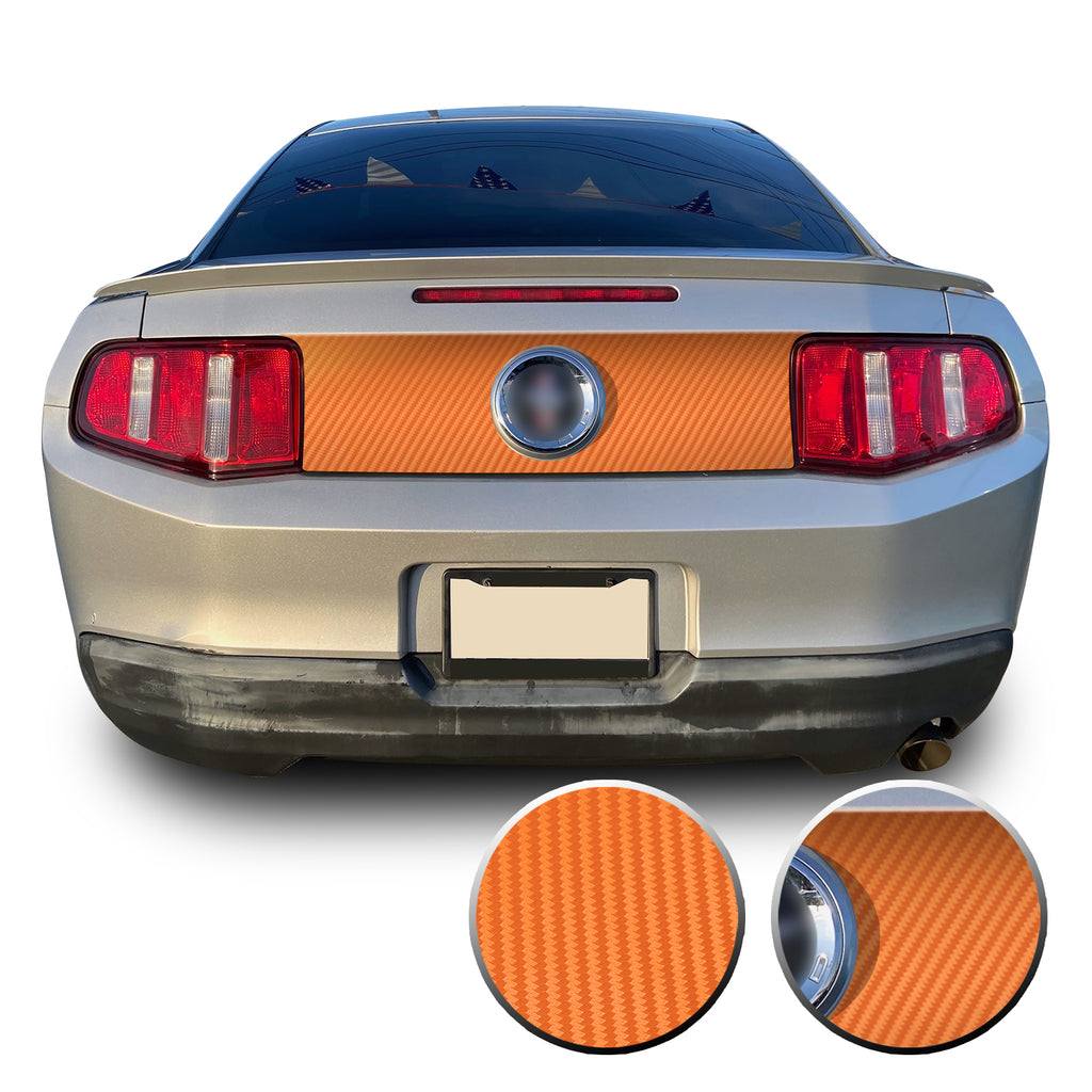 Trunk Rear Decklid Trim Graphic Vinyl Decal Compatible with Ford Mustang 2010-2014