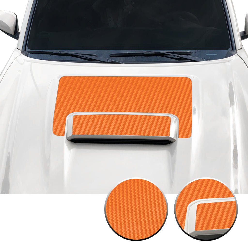 Hood Scoop Vinyl Overlay Decal Wrap Trim Compatible with and Fits Tacoma TRD Sport 2016-2020