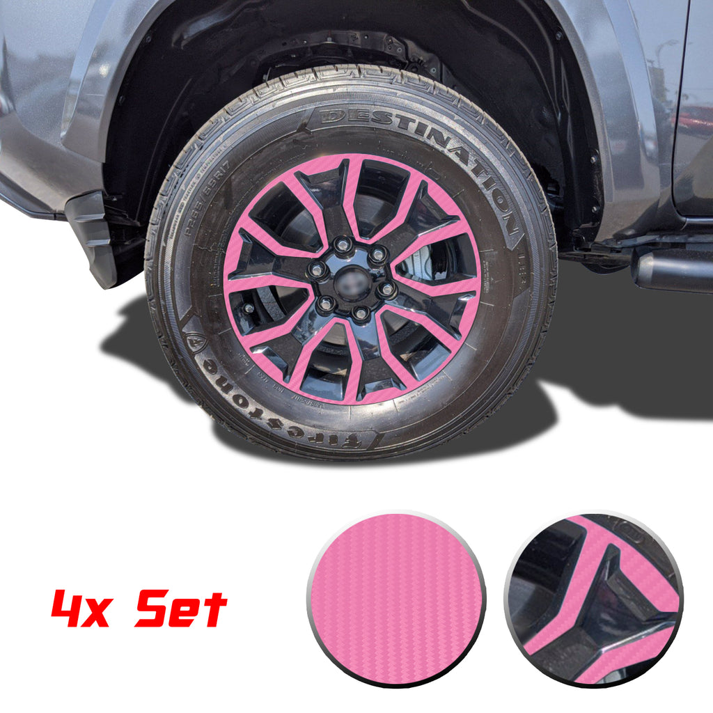 17" Wheel Rim Vinyl Overlay Decals Wrap Trim Compatible with and Fits Tacoma TRD Sport 2020 2021