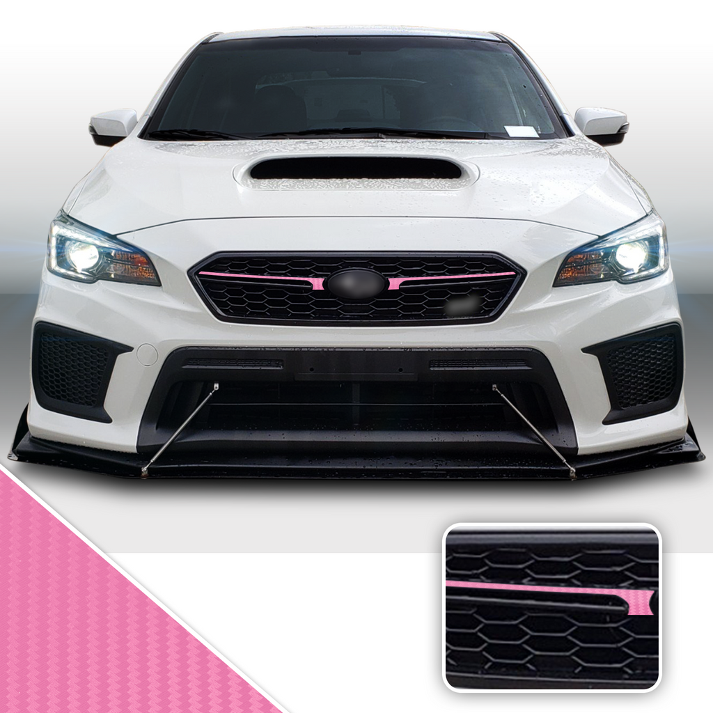 Fab JDM Pinstripe Grille Trim Decal Compatible With and Fits 2018-2020 Subaru WRX STi