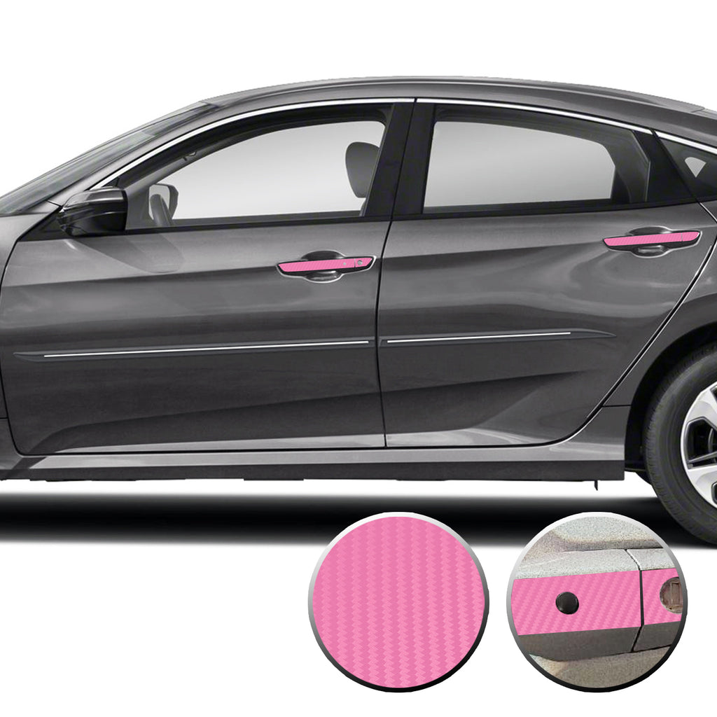 Door Handle Accent Overlay Vinyl Decal Compatible with Honda Civic 2016-2021