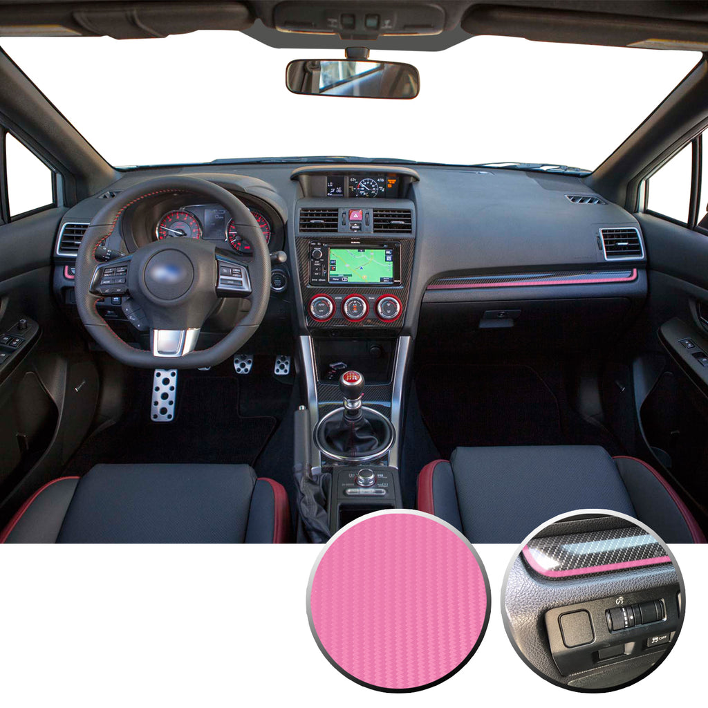 Interior Dash Pinstripe Vinyl Trim Decal Compatible with and Fits WRX STi Subaru 2015-2020