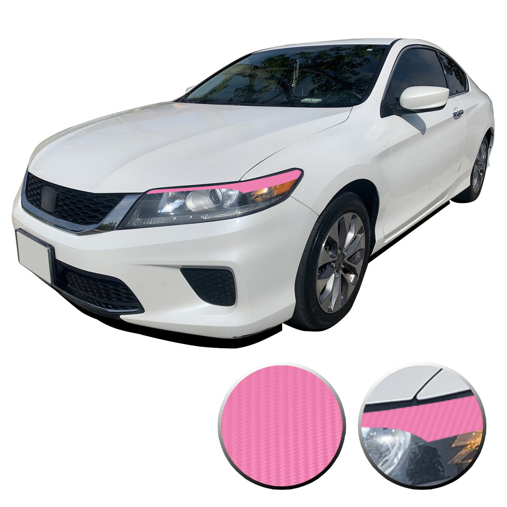 Headlight Eyelid Eyebrow Vinyl Decal Compatible with Honda Accord 2013-2015