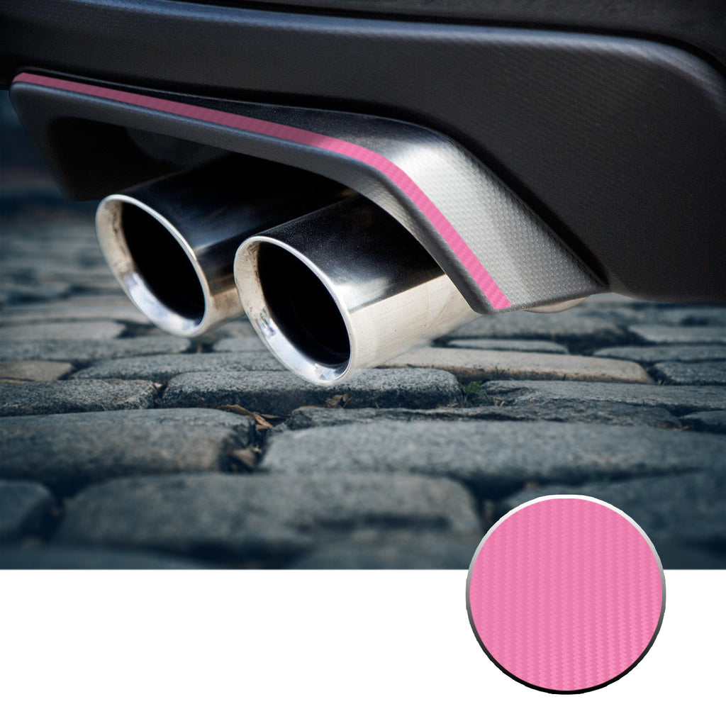 Exhaust Stripe Overlay Trim Decal Compatible With and Fits 2015-2020 Subaru WRX STi