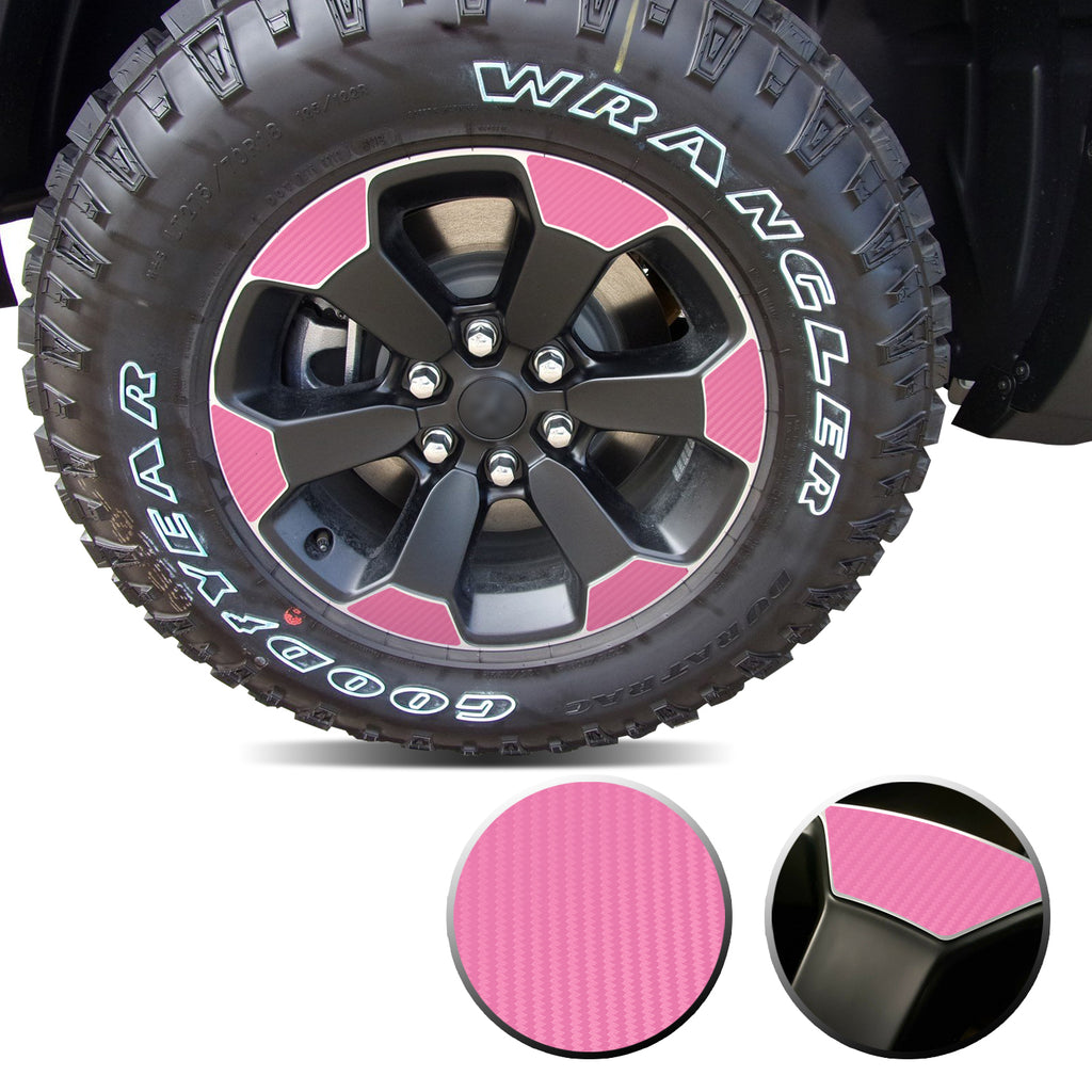 18" Wheel Precut Vinyl Wrap Graphic Decal Overlay Kit Compatible with and Fits Ram 1500 Rebel 2019-2020