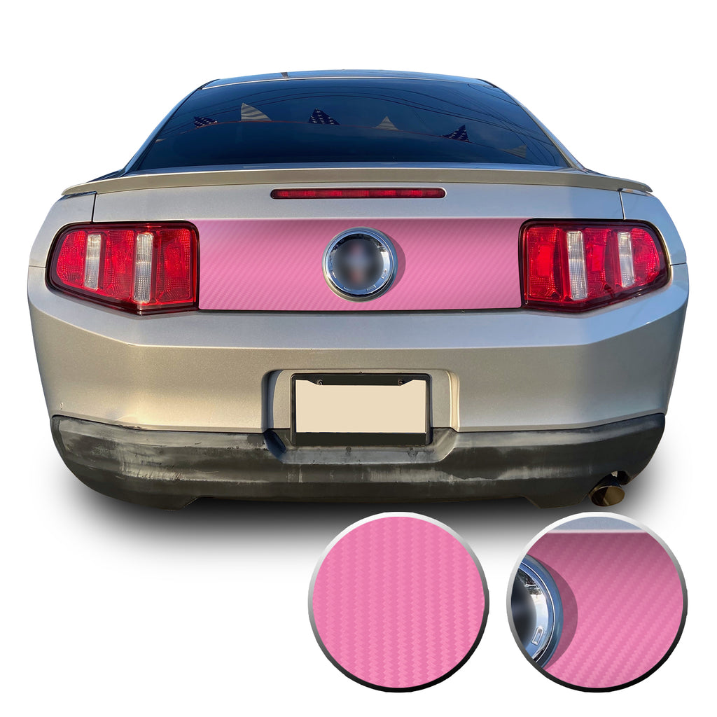 Trunk Rear Decklid Trim Graphic Vinyl Decal Compatible with Ford Mustang 2010-2014