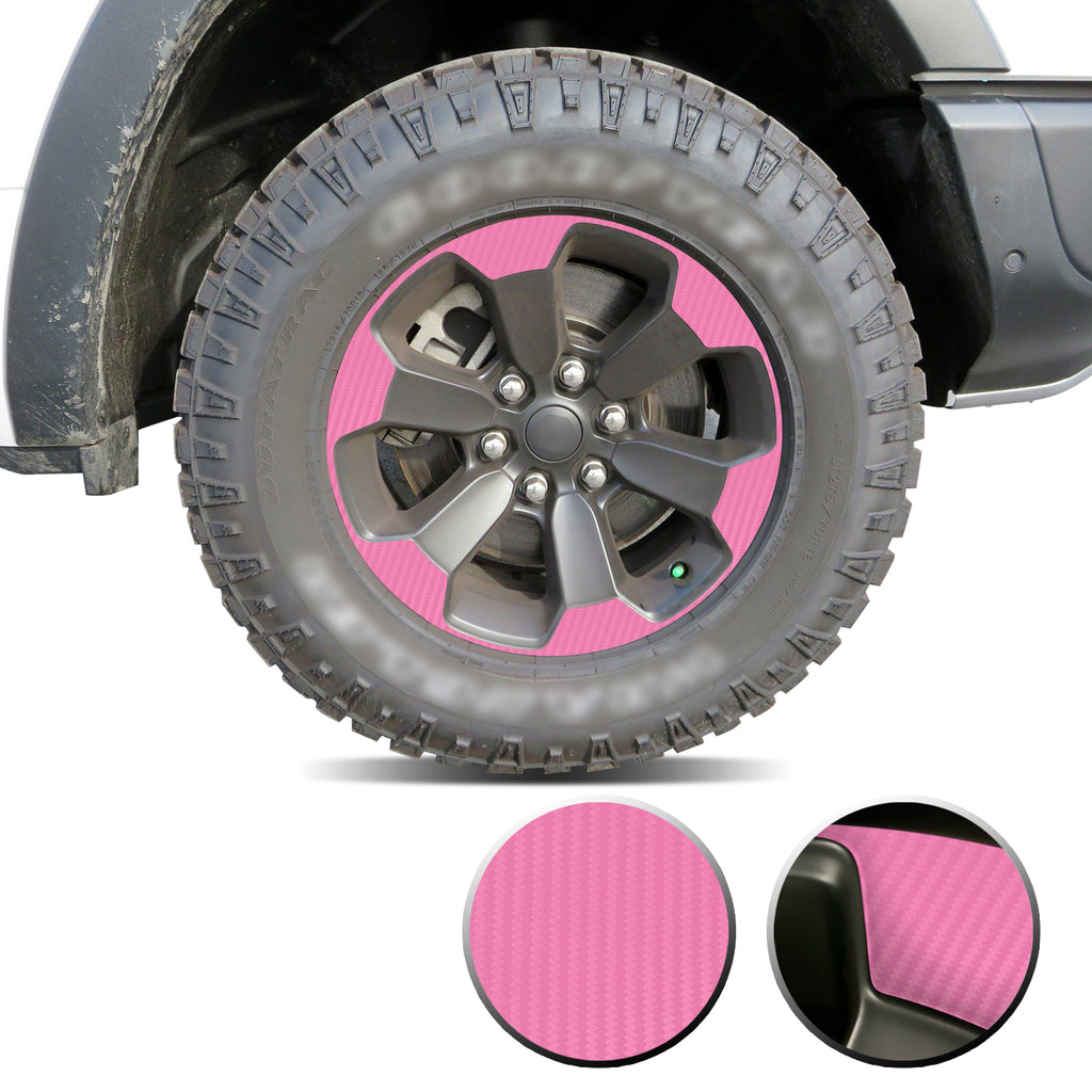 Full Wheel Overlay Rim Accent Vinyl Decal Wrap Compatible with Ram Rebel 2018+