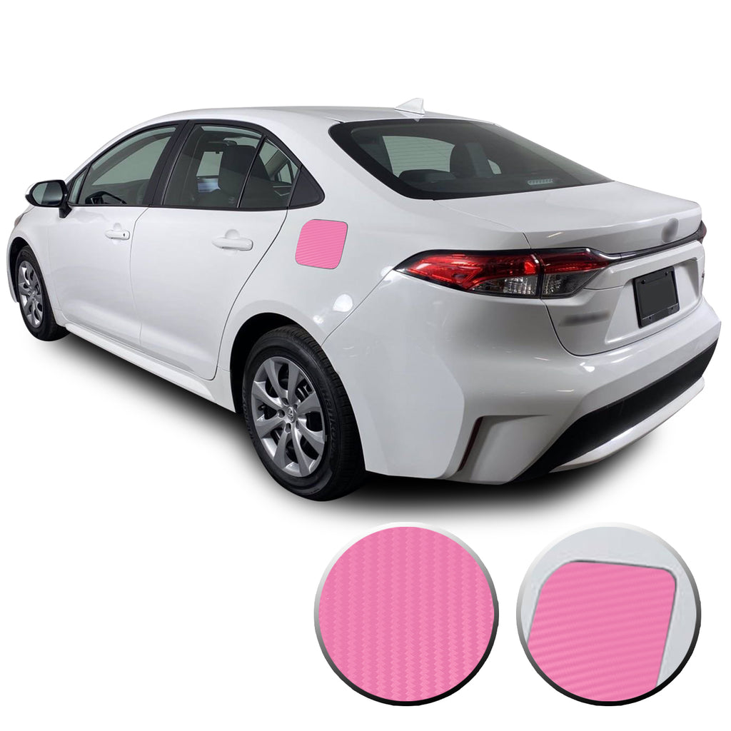 Gas Fuel Door Graphic Overlay Pre Cut Vinyl Decal Compatible with Toyota Corolla 2019 2020 2021