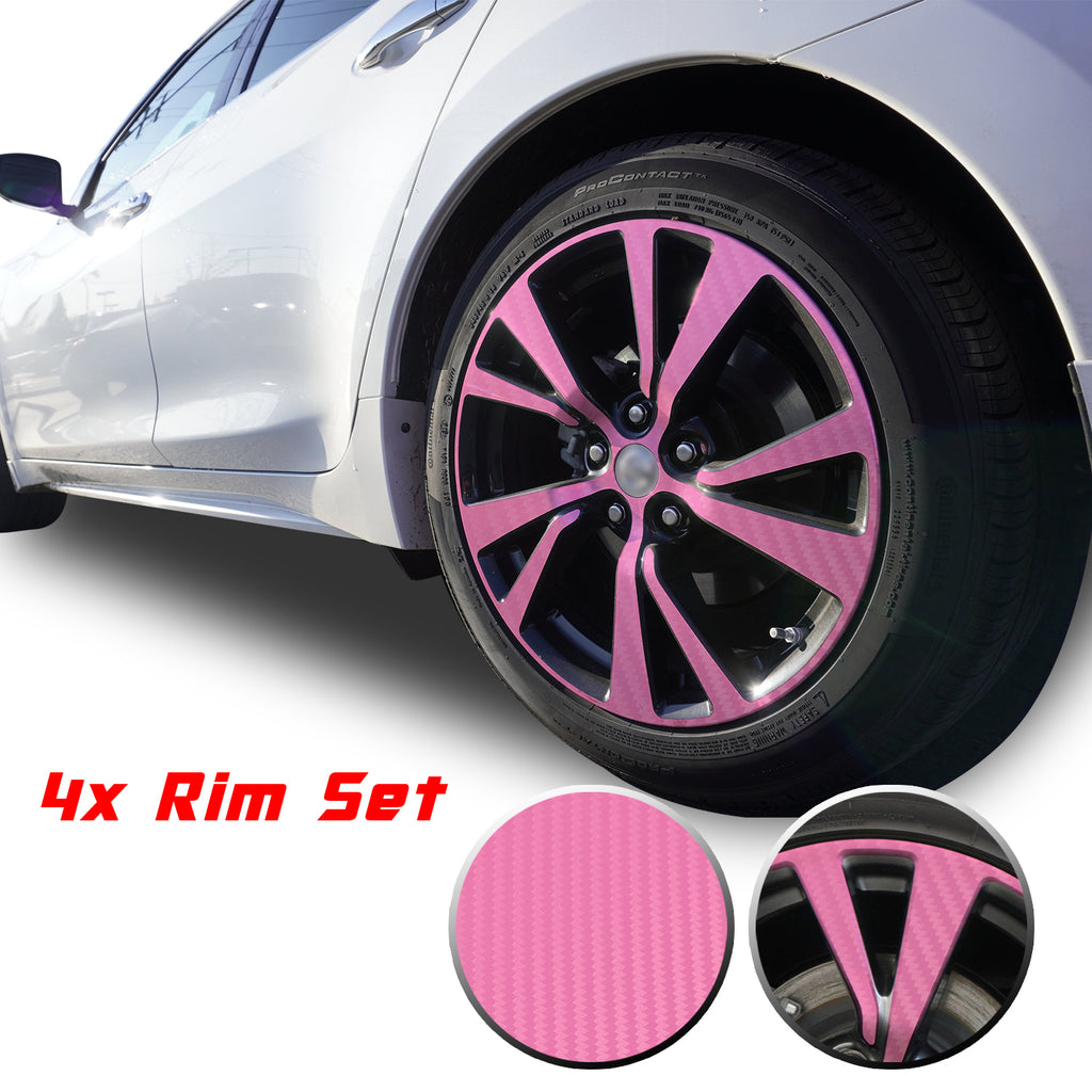 18" Wheel Rim Chrome Delete Vinyl Wrap Overlay Kit Compatible with and Fits Maxima 2016 - 2020