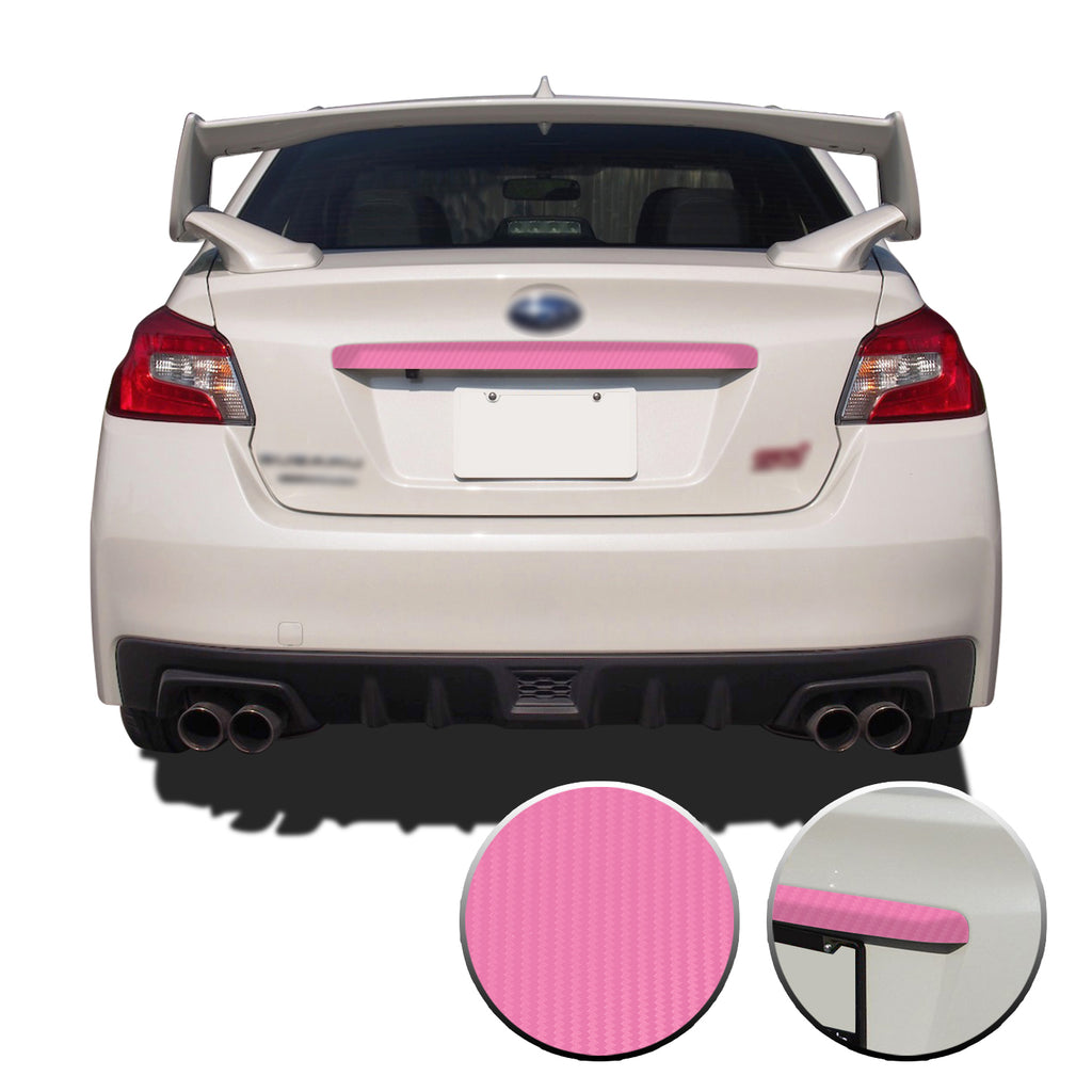 Trunk Trim Overlay Decal Compatible with and Fits Subaru WRX STi Trunk Trim 2015-2020