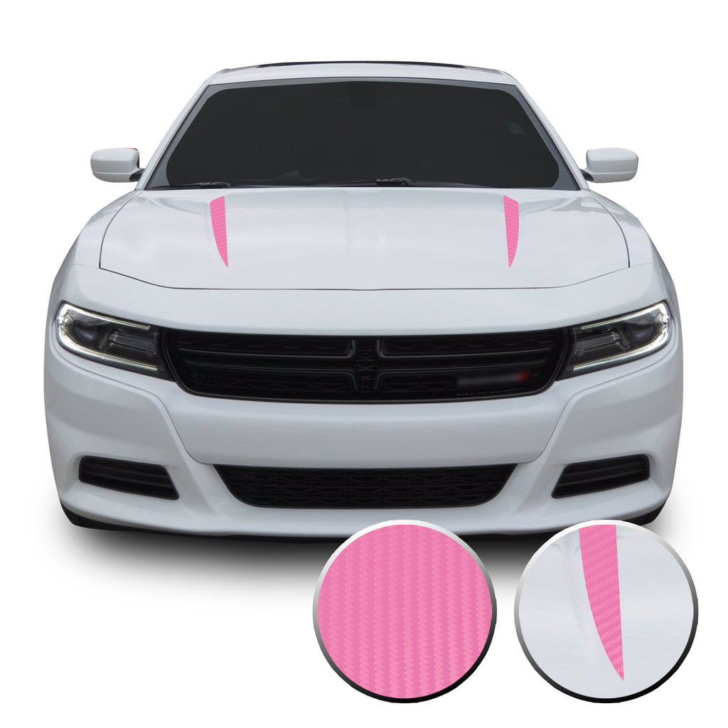 Hood Spears Racing Trim Vinyl Decal Compatible with Dodge Charger 2015 - 2020