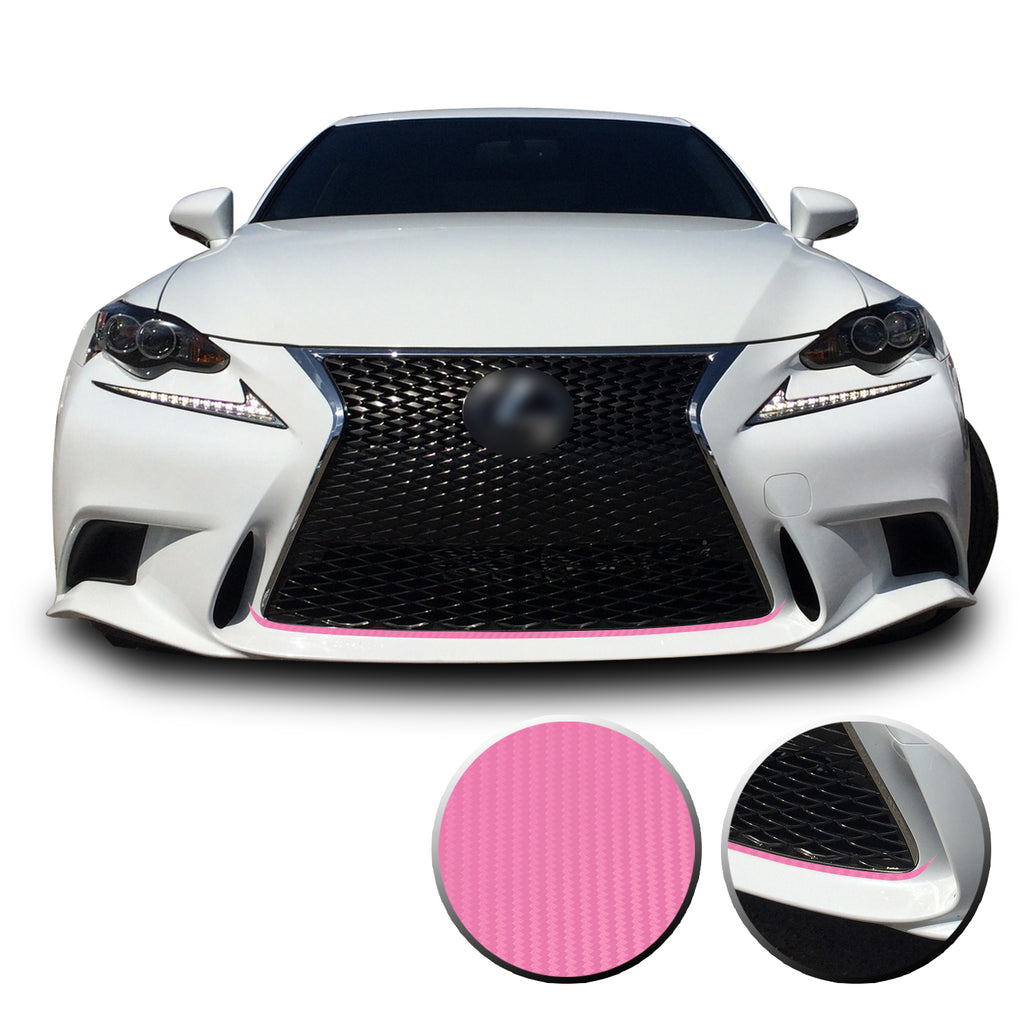 Front Grille Pinstripe Accent Vinyl Decal Overlay Wrap Compatible with Lexus IS200t IS250 IS300 IS F Sport 2014-2016