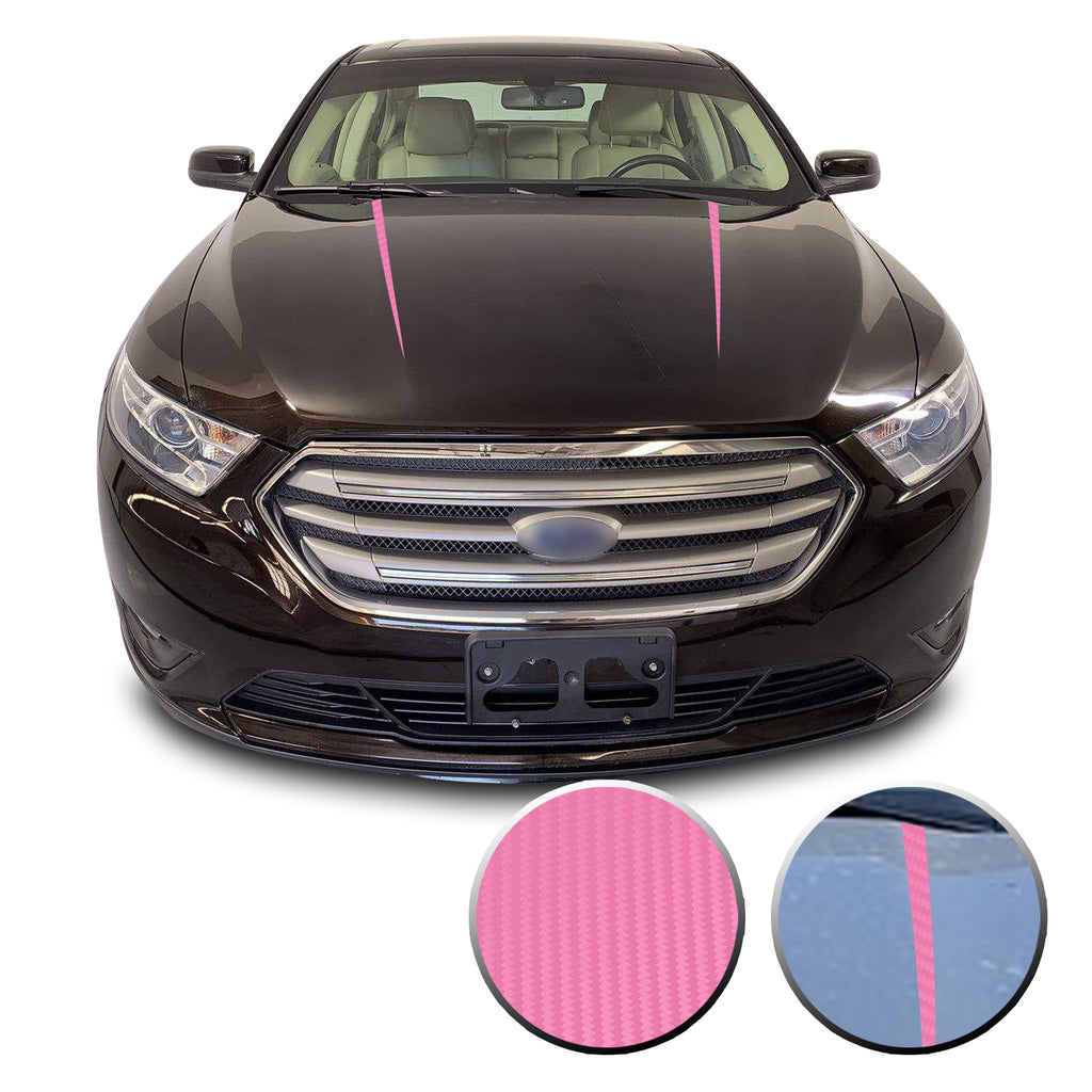 Hood Spear Stripes Racing Trim Vinyl Decal Compatible with Ford Taurus 2010-2019