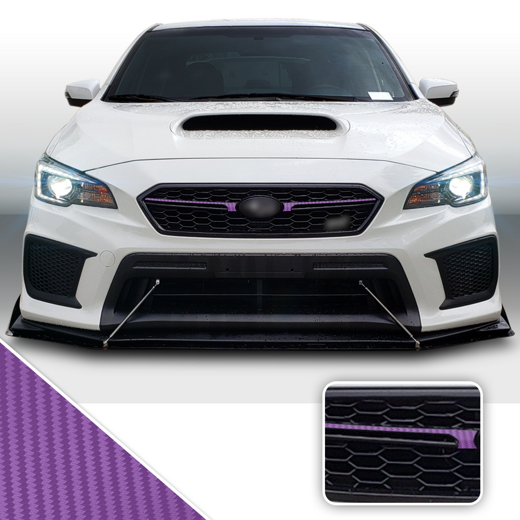 Fab JDM Pinstripe Grille Trim Decal Compatible With and Fits 2018-2020 Subaru WRX STi