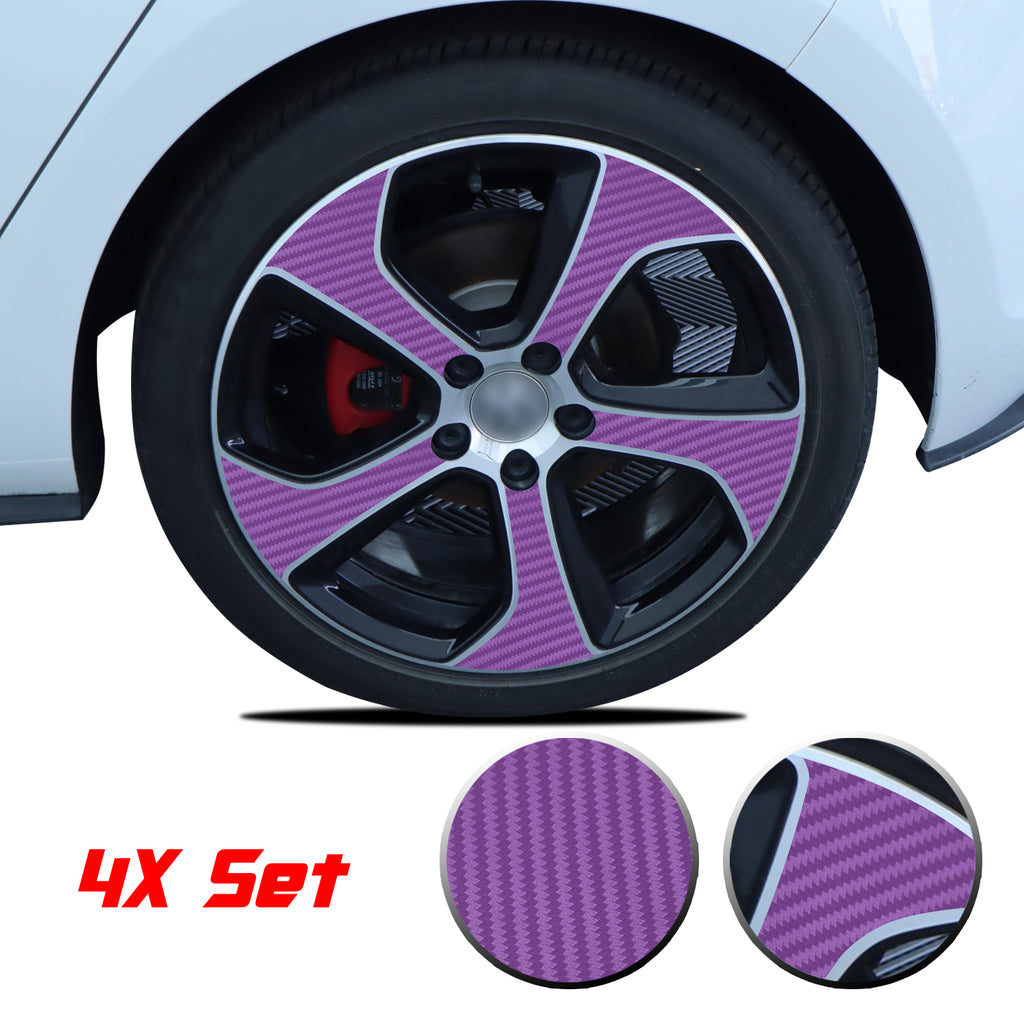 Wheel Rim Overlay Graphic Vinyl Decal Compatible with Volkswagen MK7 GTi 2014-2020