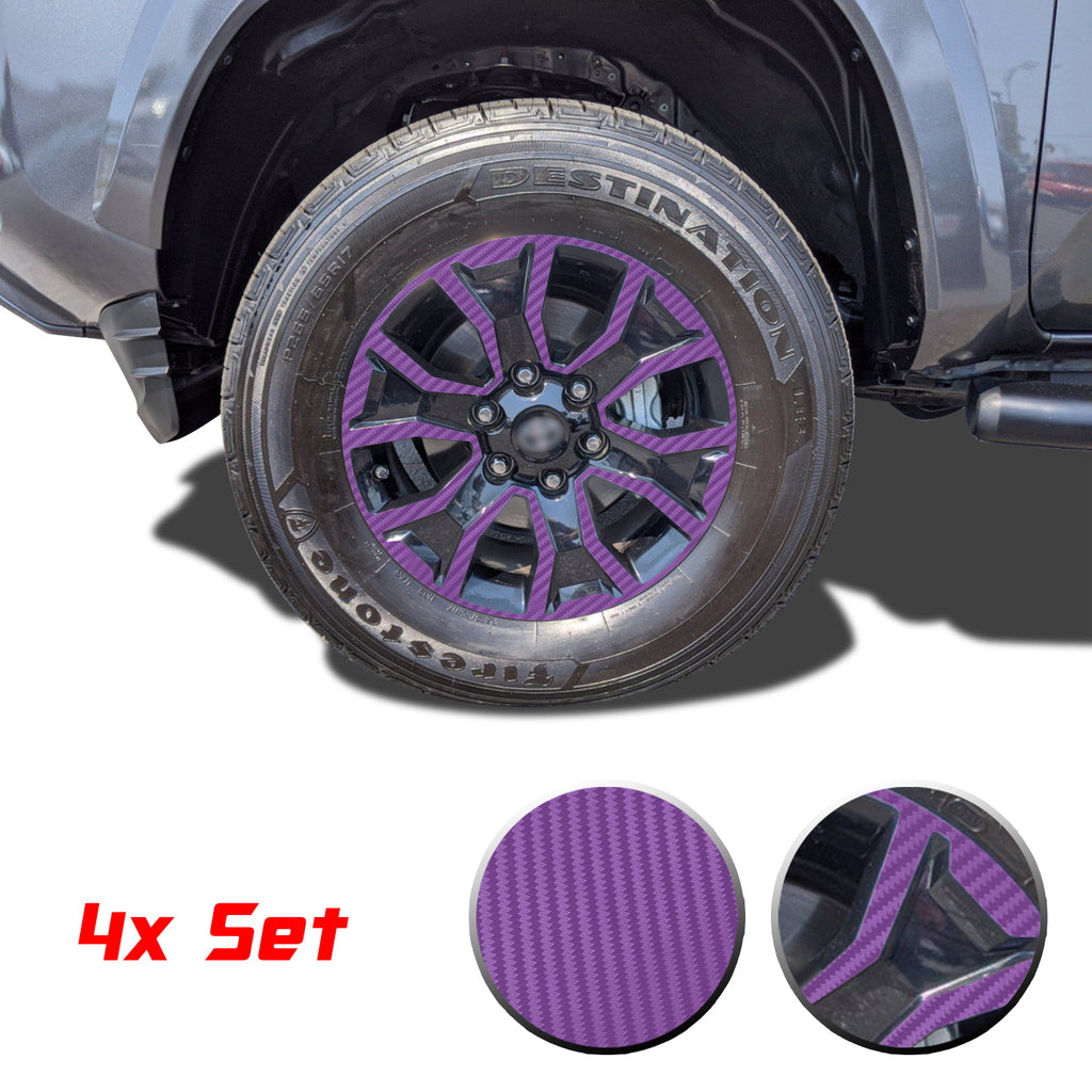 17" Wheel Rim Vinyl Overlay Decals Wrap Trim Compatible with and Fits Tacoma TRD Sport 2020 2021