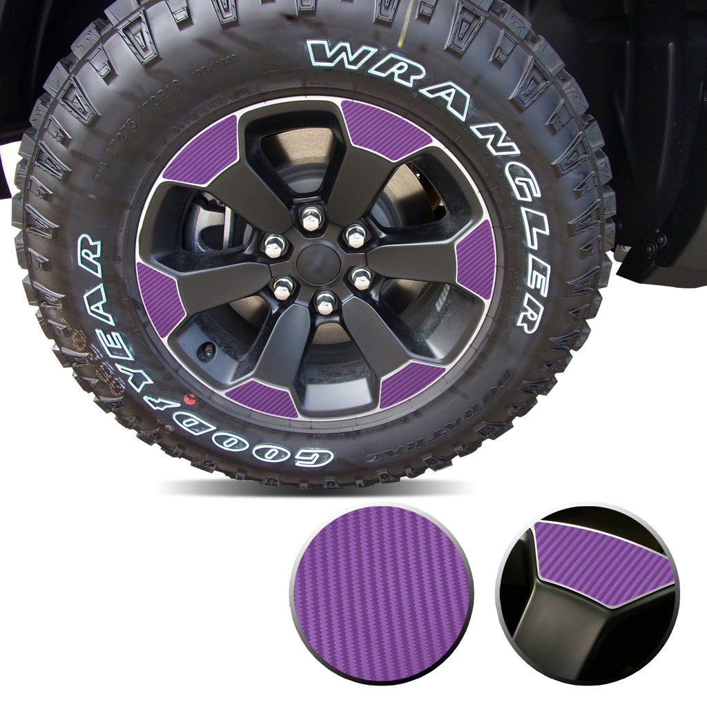 18" Wheel Precut Vinyl Wrap Graphic Decal Overlay Kit Compatible with and Fits Ram 1500 Rebel 2019-2020