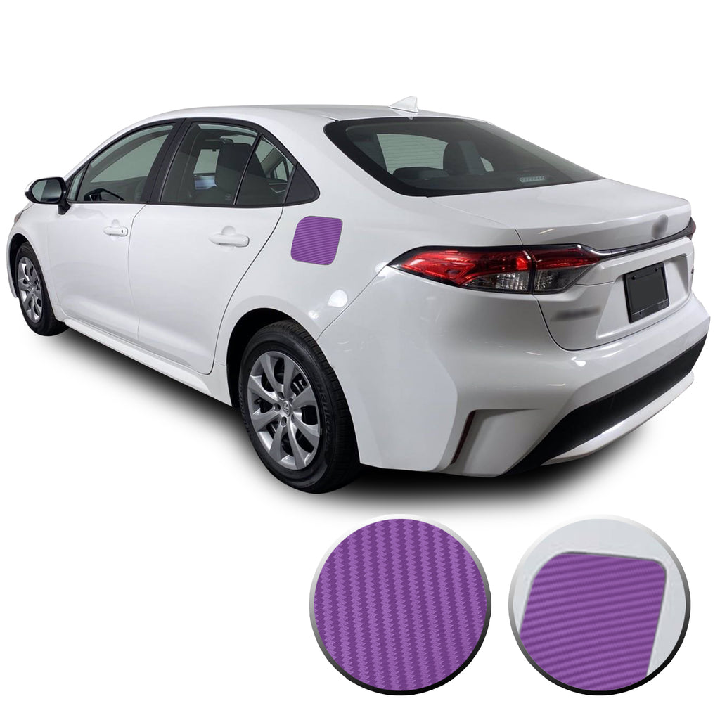 Gas Fuel Door Graphic Overlay Pre Cut Vinyl Decal Compatible with Toyota Corolla 2019 2020 2021
