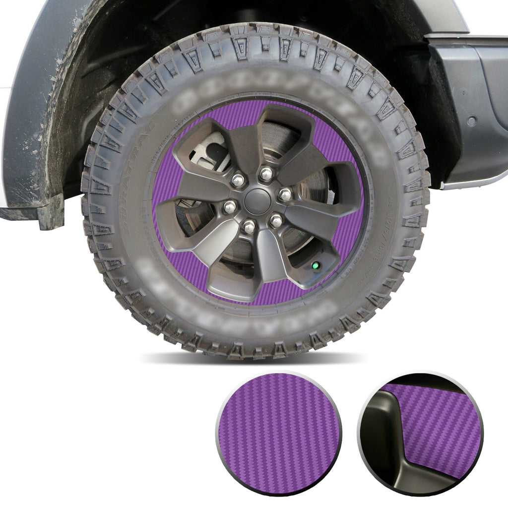 Full Wheel Overlay Rim Accent Vinyl Decal Wrap Compatible with Ram Rebel 2018+