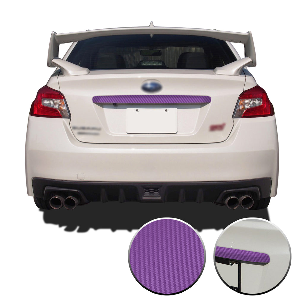 Trunk Trim Overlay Decal Compatible with and Fits Subaru WRX STi Trunk Trim 2015-2020