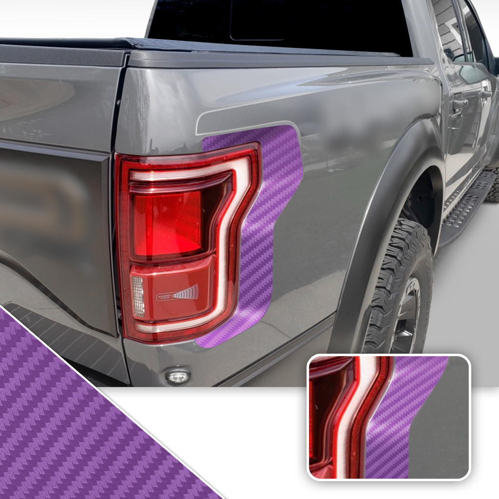 Taillight Accent Decal Overlay Trim Compatible with and Fits Raptor F-150 2018+