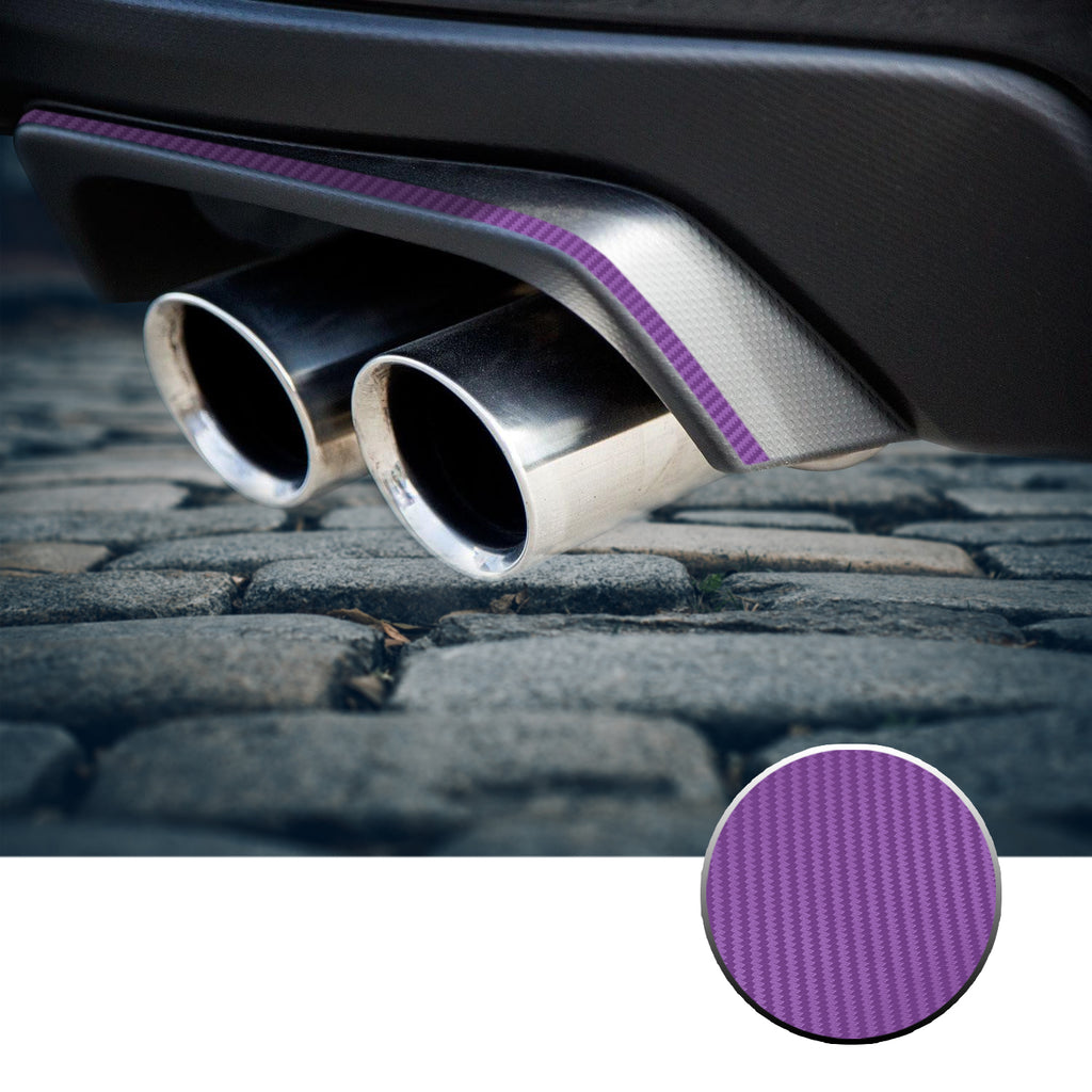 Exhaust Stripe Overlay Trim Decal Compatible With and Fits 2015-2020 Subaru WRX STi
