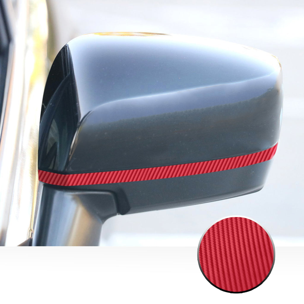 Mirror Trim Vinyl Decal Overlay Wrap Compatible with and Fits WRX STi 2015-2020