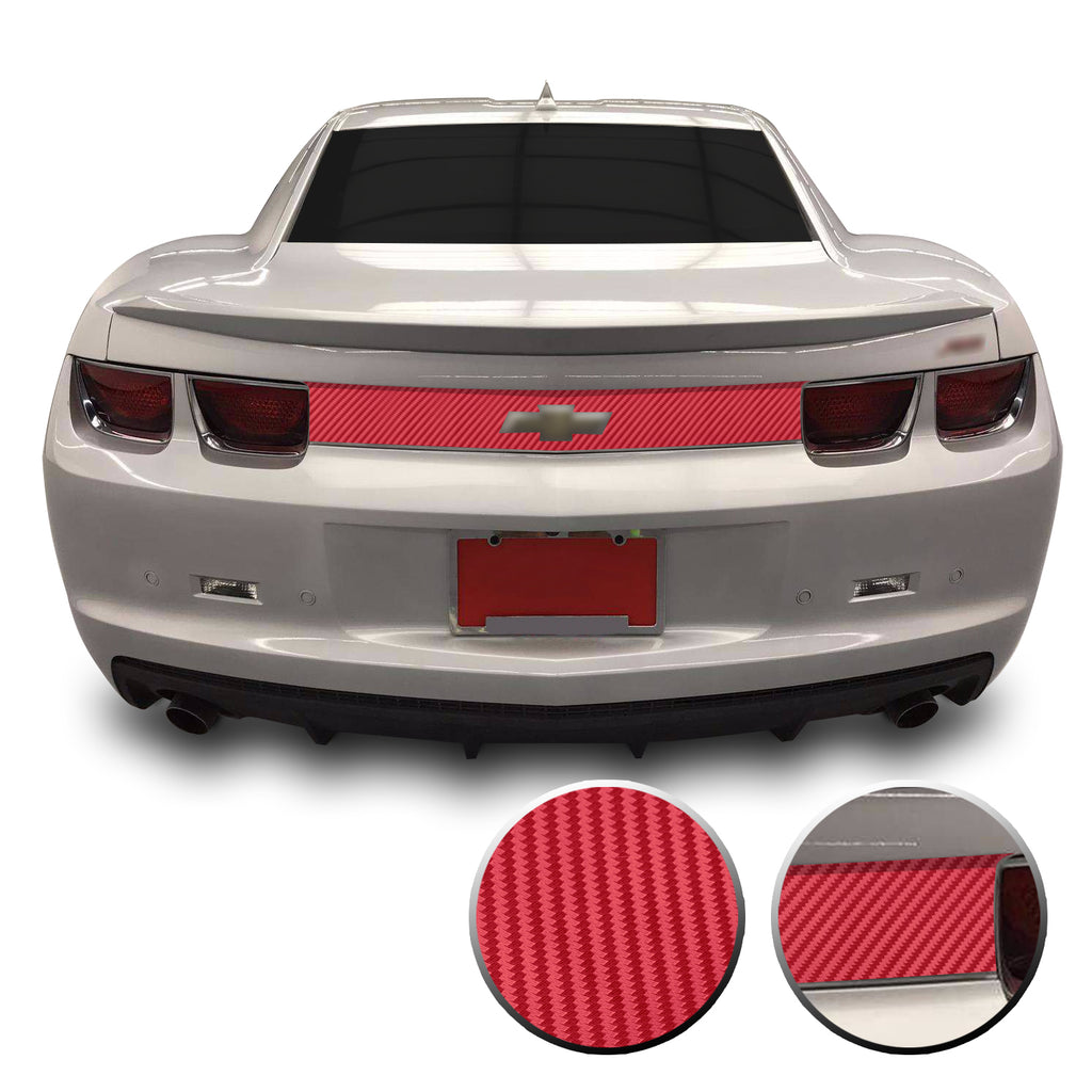 Trunk Rear Decklid Trim Graphic Vinyl Decal Compatible with Chevy Camaro 2010 2011 2012 2013