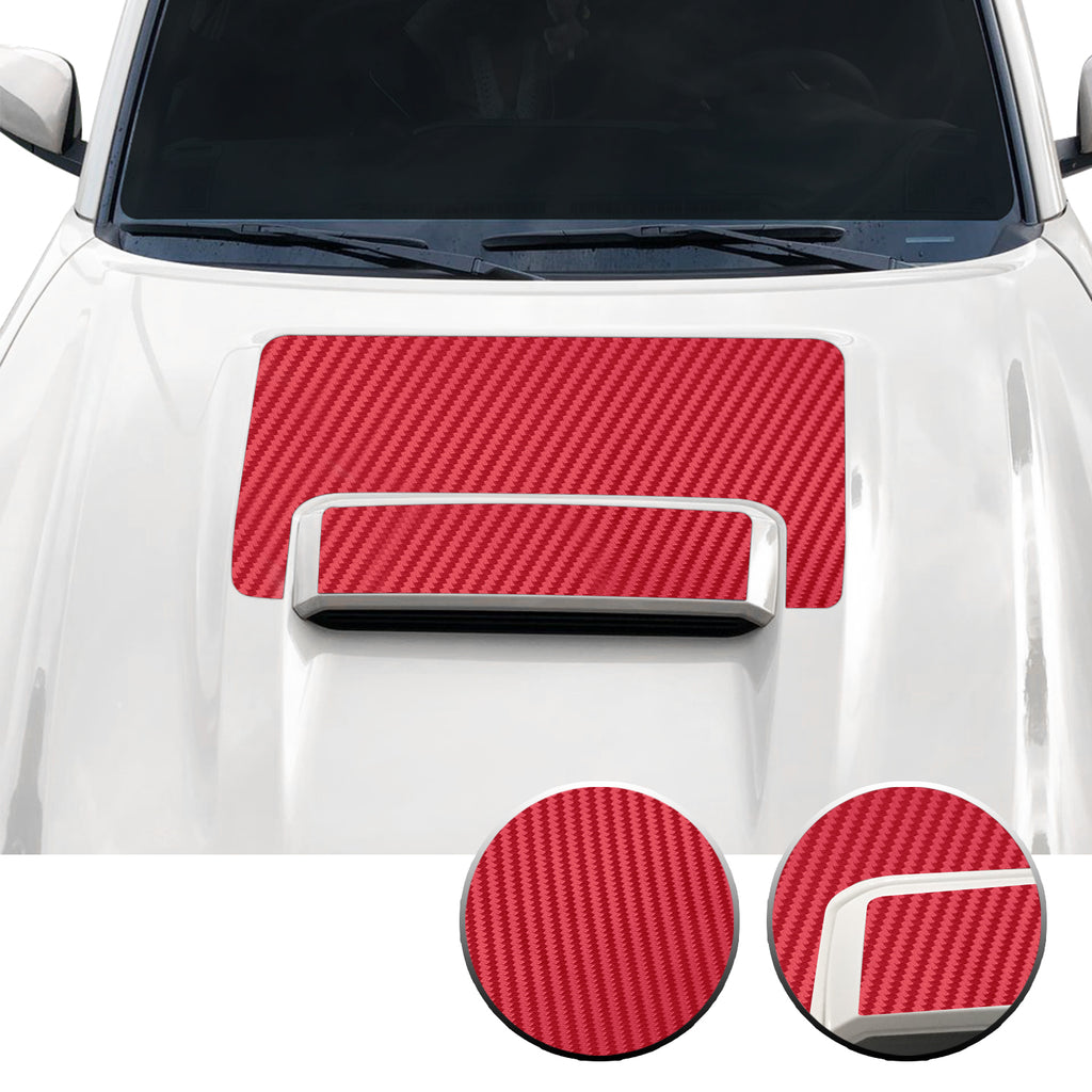 Hood Scoop Vinyl Overlay Decal Wrap Trim Compatible with and Fits Tacoma TRD Sport 2016-2020