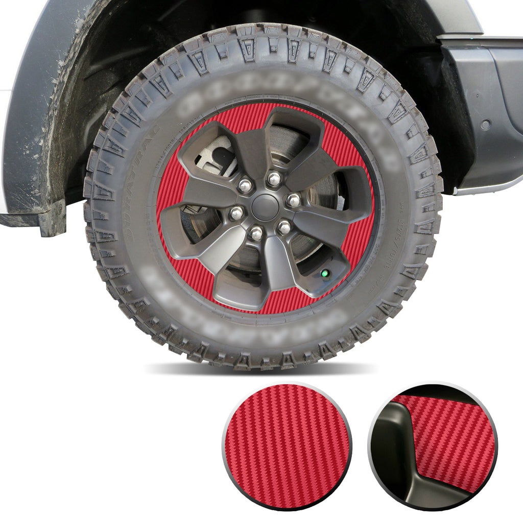 Full Wheel Overlay Rim Accent Vinyl Decal Wrap Compatible with Ram Rebel 2018+