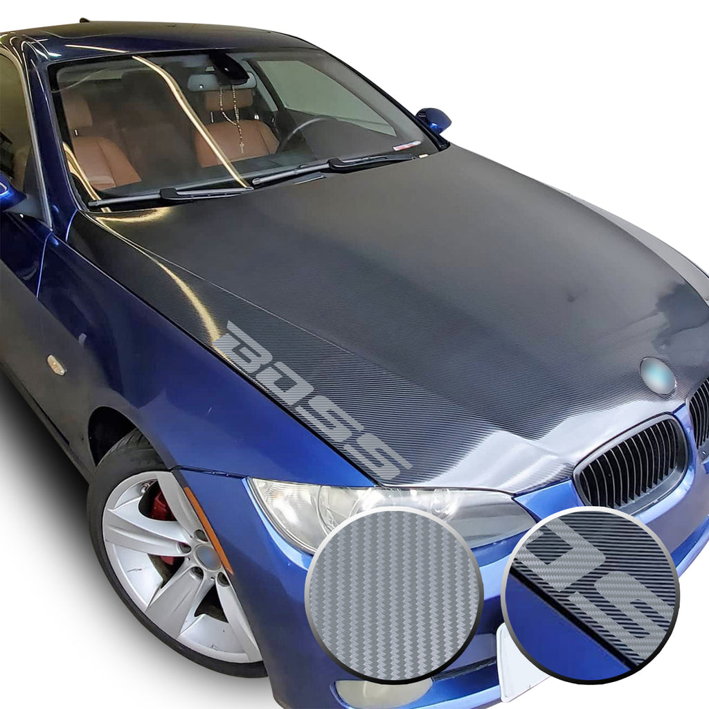 21" x 2.1" Boss Racing Performance Hood Trunk Universal Overlay Pre Cut Graphic Vinyl Decal