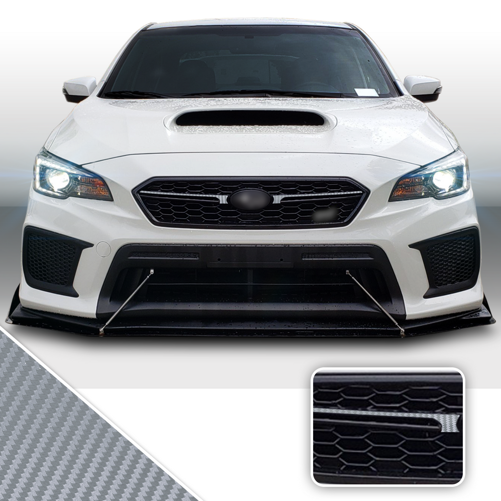Fab JDM Pinstripe Grille Trim Decal Compatible With and Fits 2018-2020 Subaru WRX STi