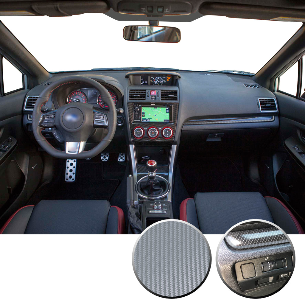 Interior Dash Pinstripe Vinyl Trim Decal Compatible with and Fits WRX STi Subaru 2015-2020