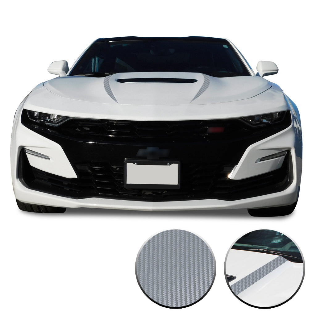 Front Hood Spear Vinyl Wrap Decal Cover Protector Compatible with and fits Camaro 2019-2020
