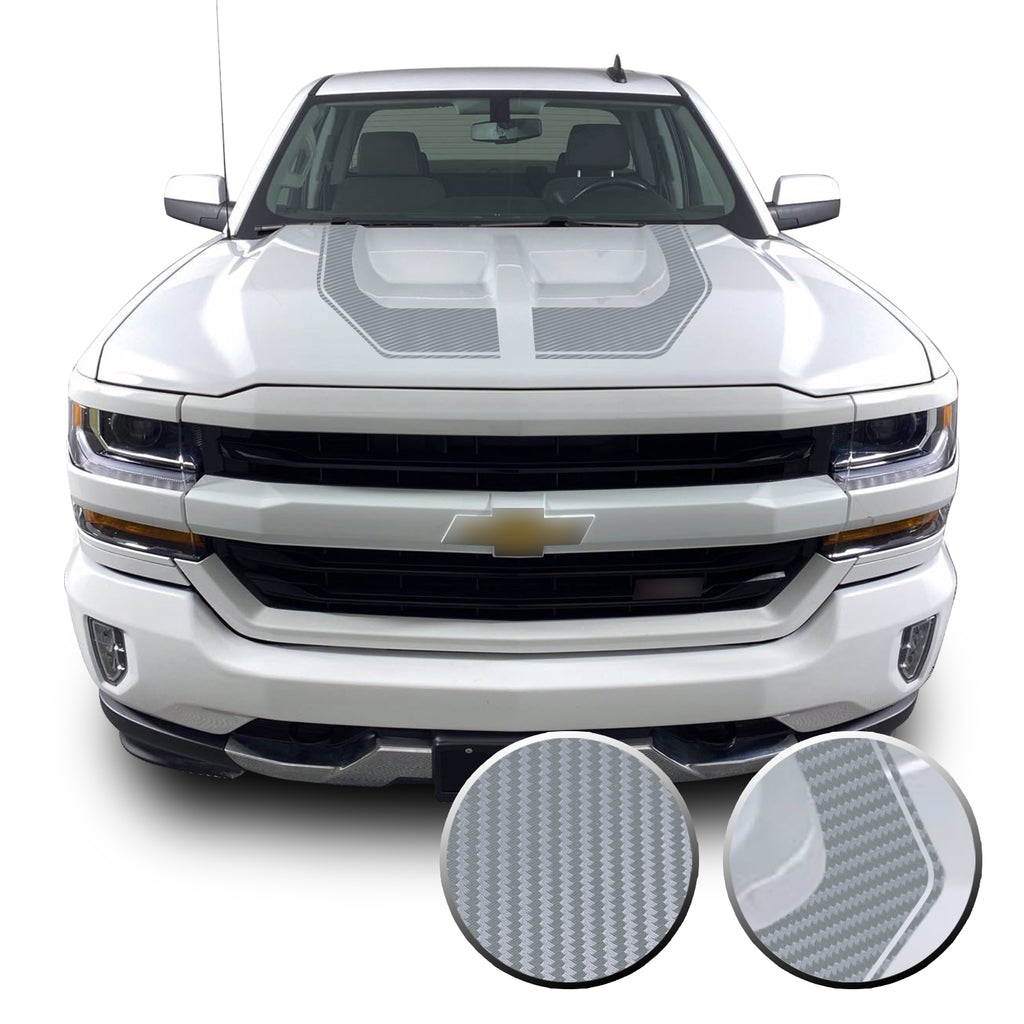 Rally Edition Style Hood Decal for 2016-2018 Z71 Chevrolet Silverado 1500