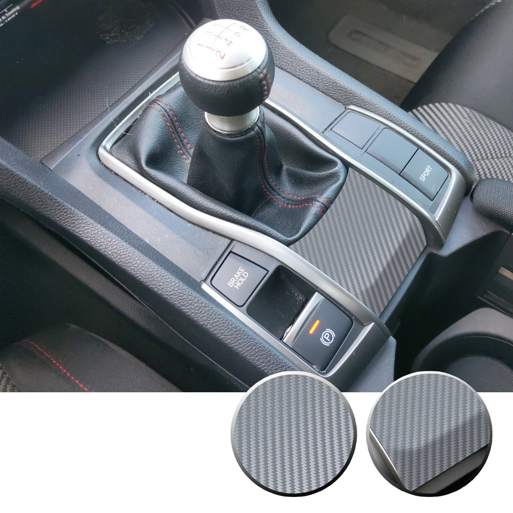 Manual Transmission Lower Panel Vinyl Decal Accent Overlay Compatible with Honda Civic 2016-2020
