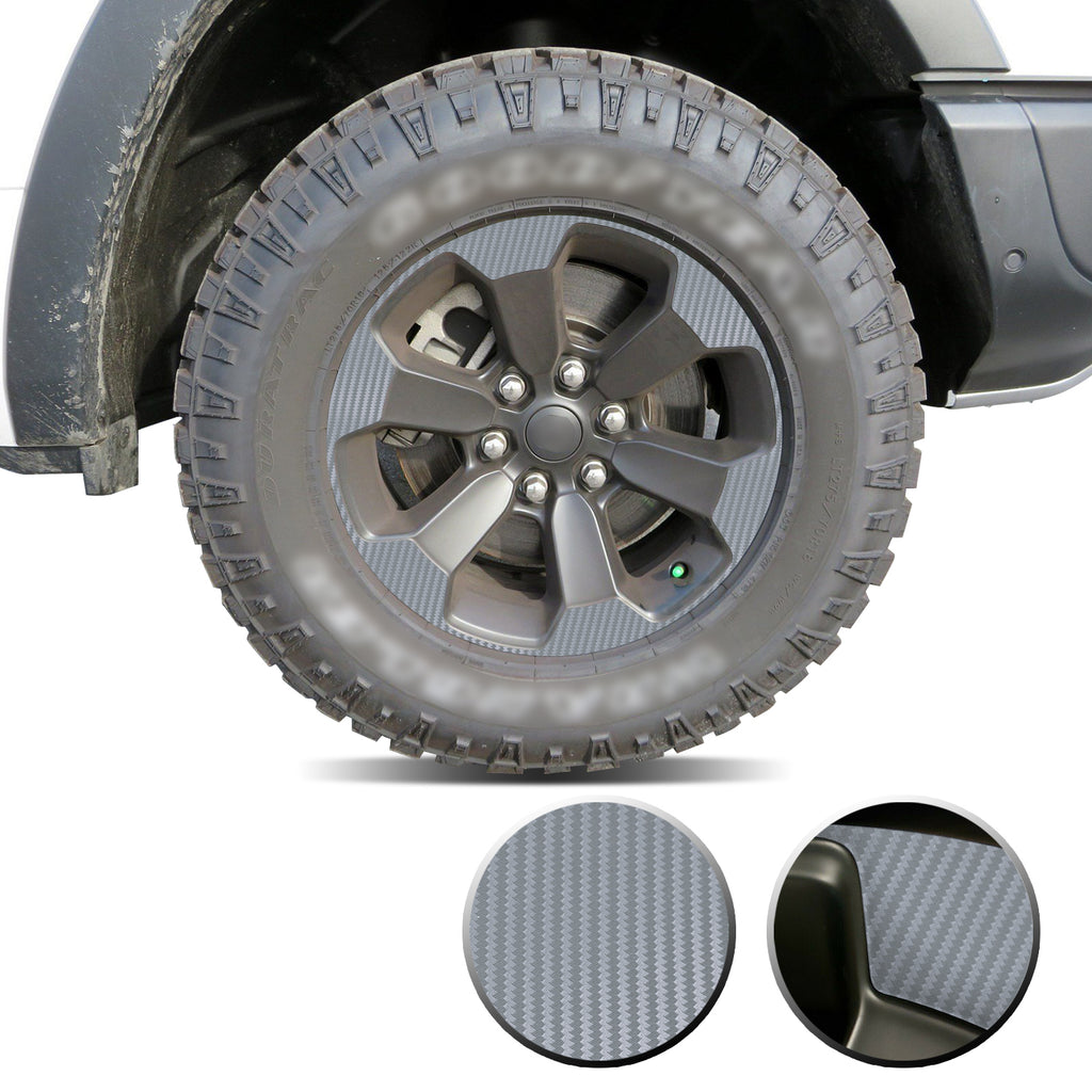 Full Wheel Overlay Rim Accent Vinyl Decal Wrap Compatible with Ram Rebel 2018+