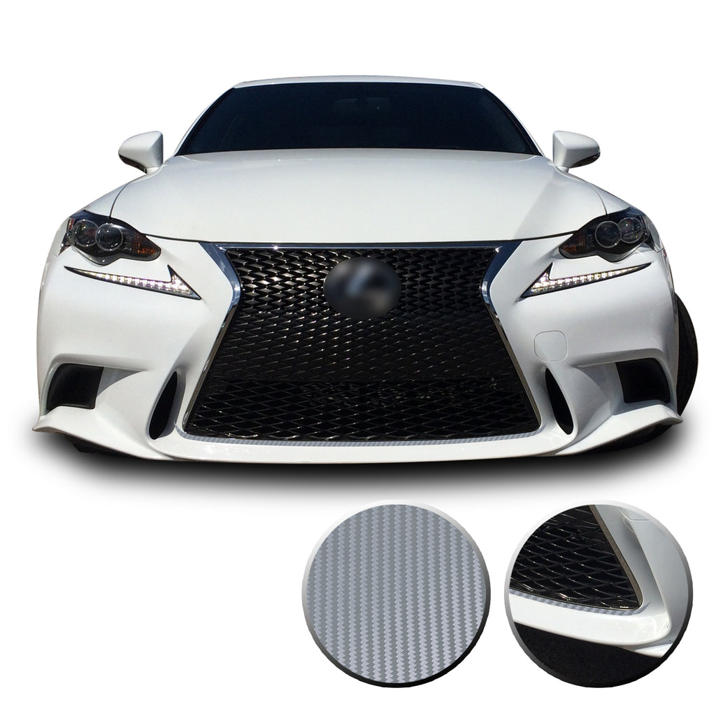 Front Grille Pinstripe Accent Vinyl Decal Overlay Wrap Compatible with Lexus IS200t IS250 IS300 IS F Sport 2014-2016