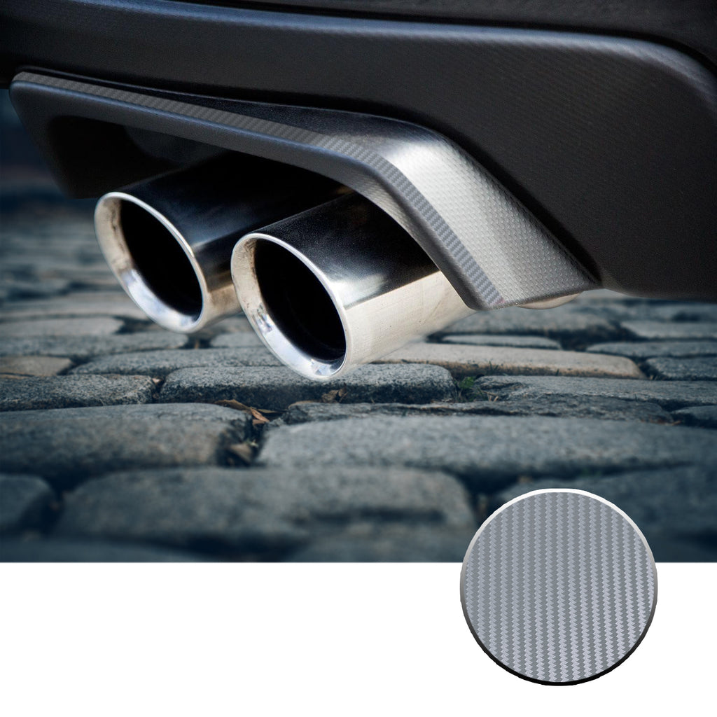 Exhaust Stripe Overlay Trim Decal Compatible With and Fits 2015-2020 Subaru WRX STi