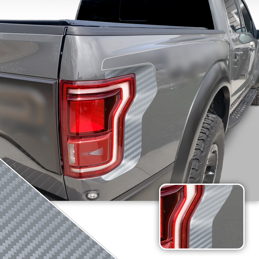 Taillight Accent Decal Overlay Trim Compatible with and Fits Raptor F-150 2018+