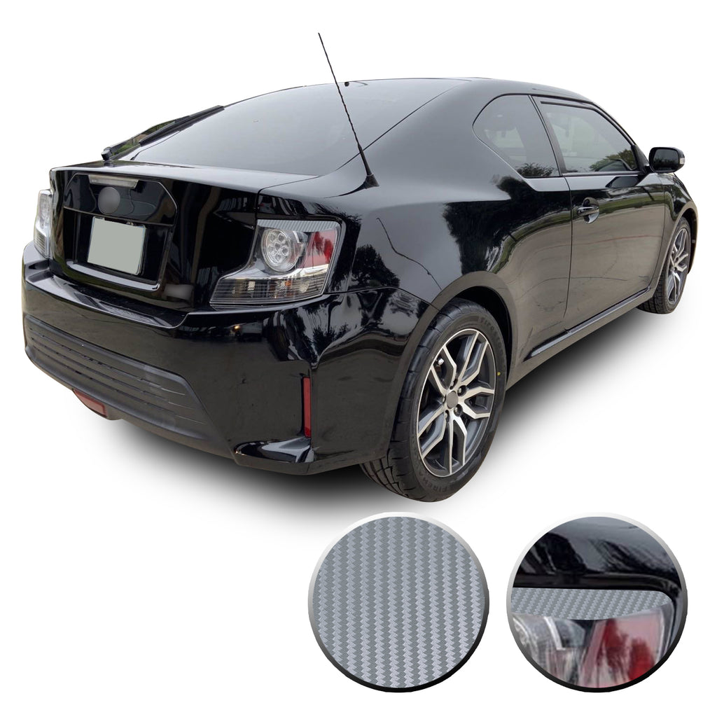 Tail Light Eyelid Eyebrow Overlay Vinyl Decal Compatible with Scion tC 2014-2016