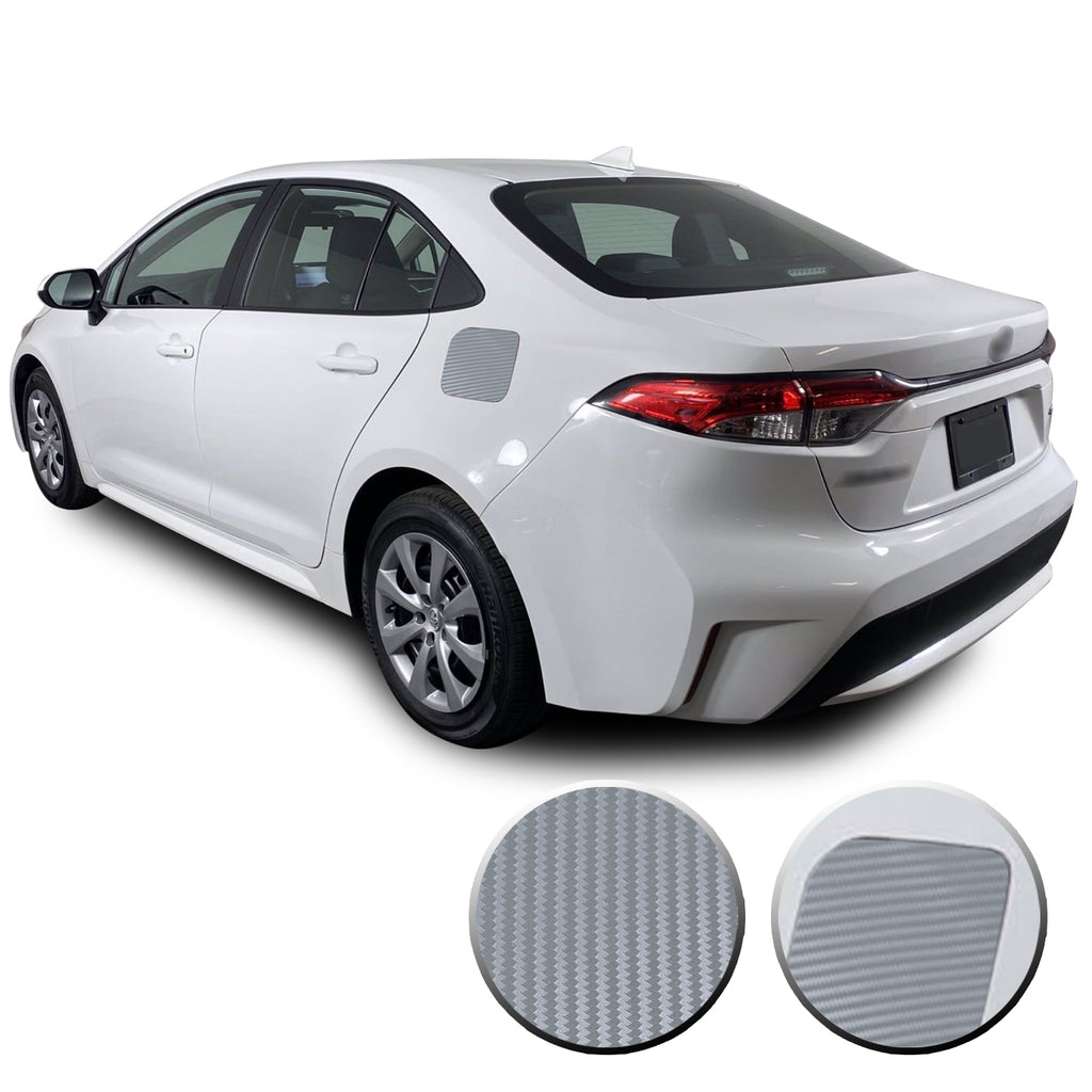 Gas Fuel Door Graphic Overlay Pre Cut Vinyl Decal Compatible with Toyota Corolla 2019 2020 2021