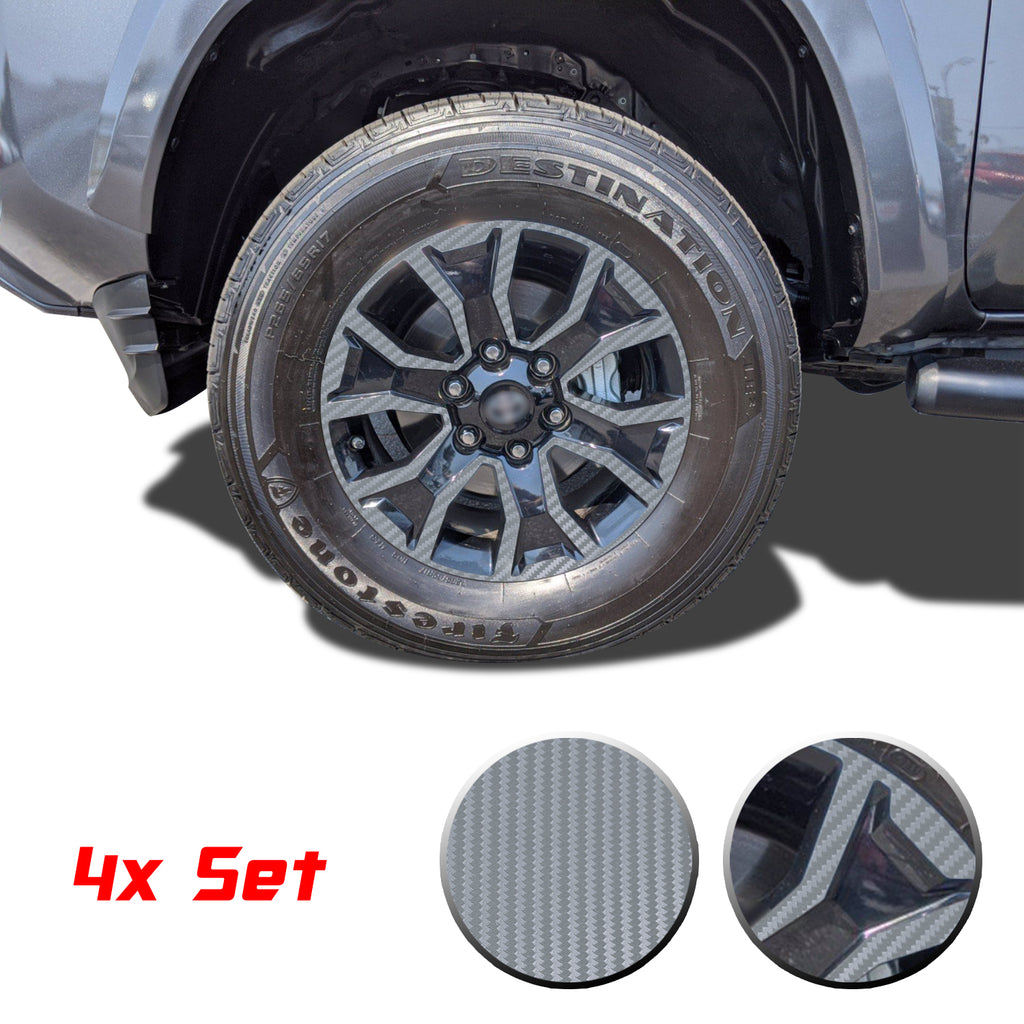 17" Wheel Rim Vinyl Overlay Decals Wrap Trim Compatible with and Fits Tacoma TRD Sport 2020 2021