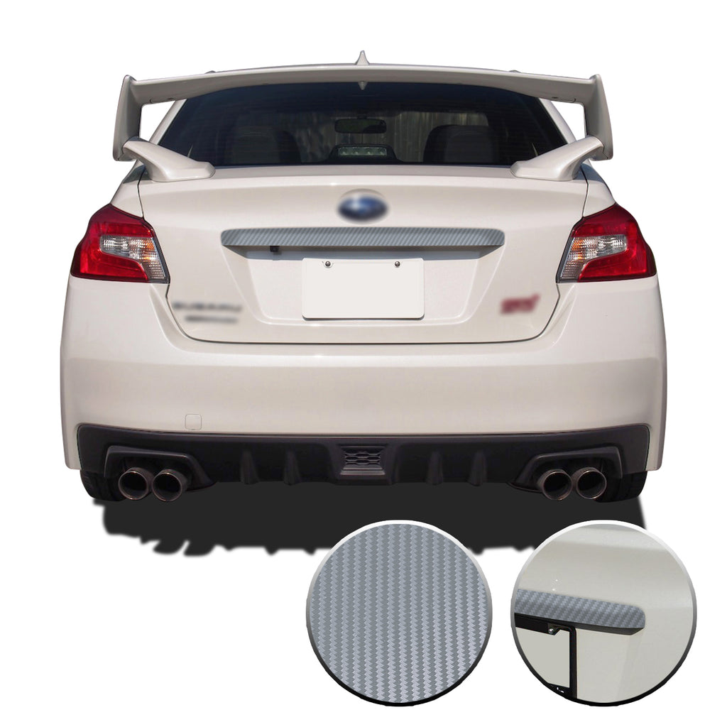 Trunk Trim Overlay Decal Compatible with and Fits Subaru WRX STi Trunk Trim 2015-2020