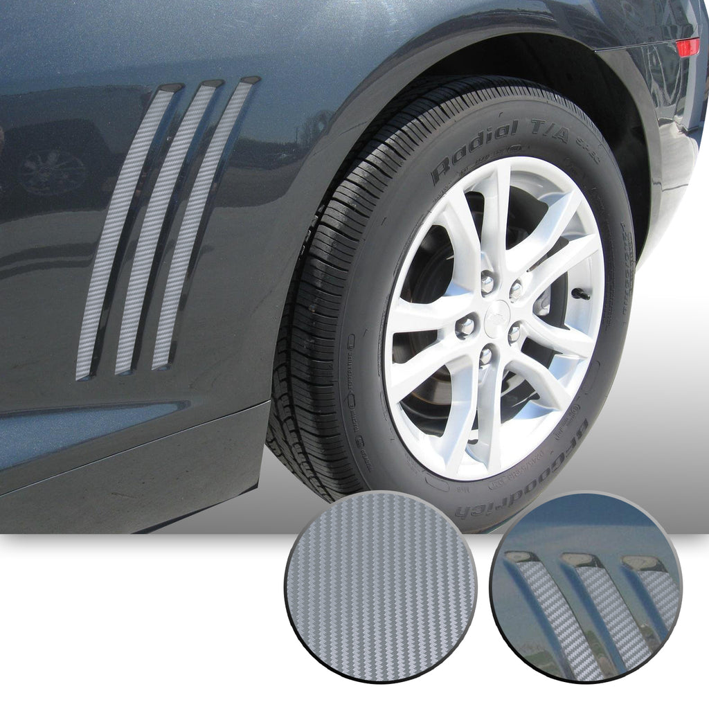 Side Vent Stipe Insert Overlay Vinyl Decal Compatible with and Fits Chevy Camaro 2010-2015