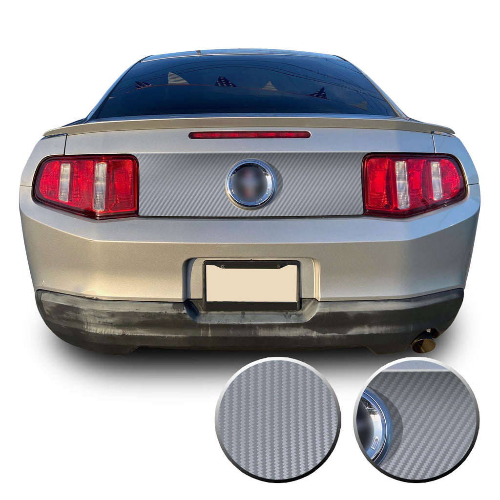 Trunk Rear Decklid Trim Graphic Vinyl Decal Compatible with Ford Mustang 2010-2014