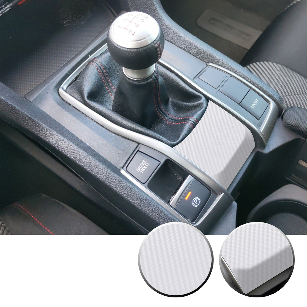 Manual Transmission Lower Panel Vinyl Decal Accent Overlay Compatible with Honda Civic 2016-2020