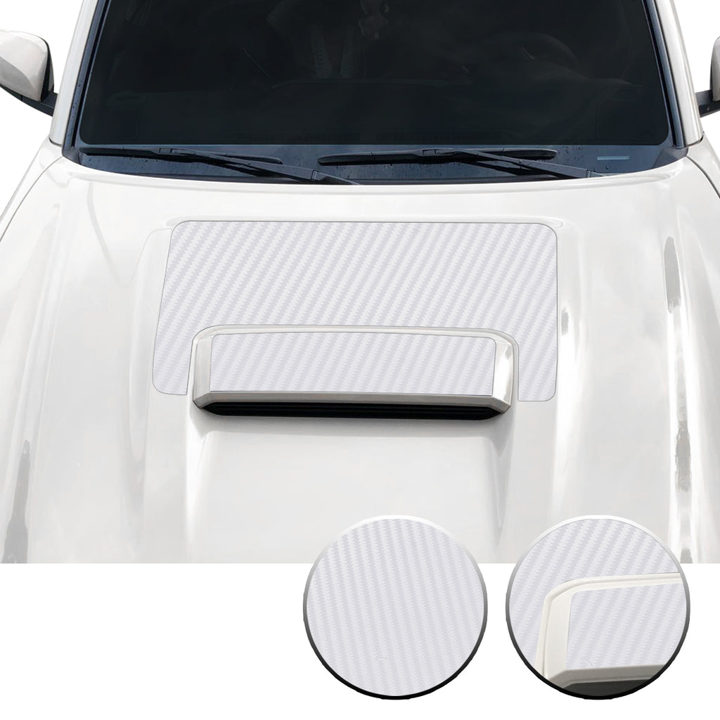 Hood Scoop Vinyl Overlay Decal Wrap Trim Compatible with and Fits Tacoma TRD Sport 2016-2020